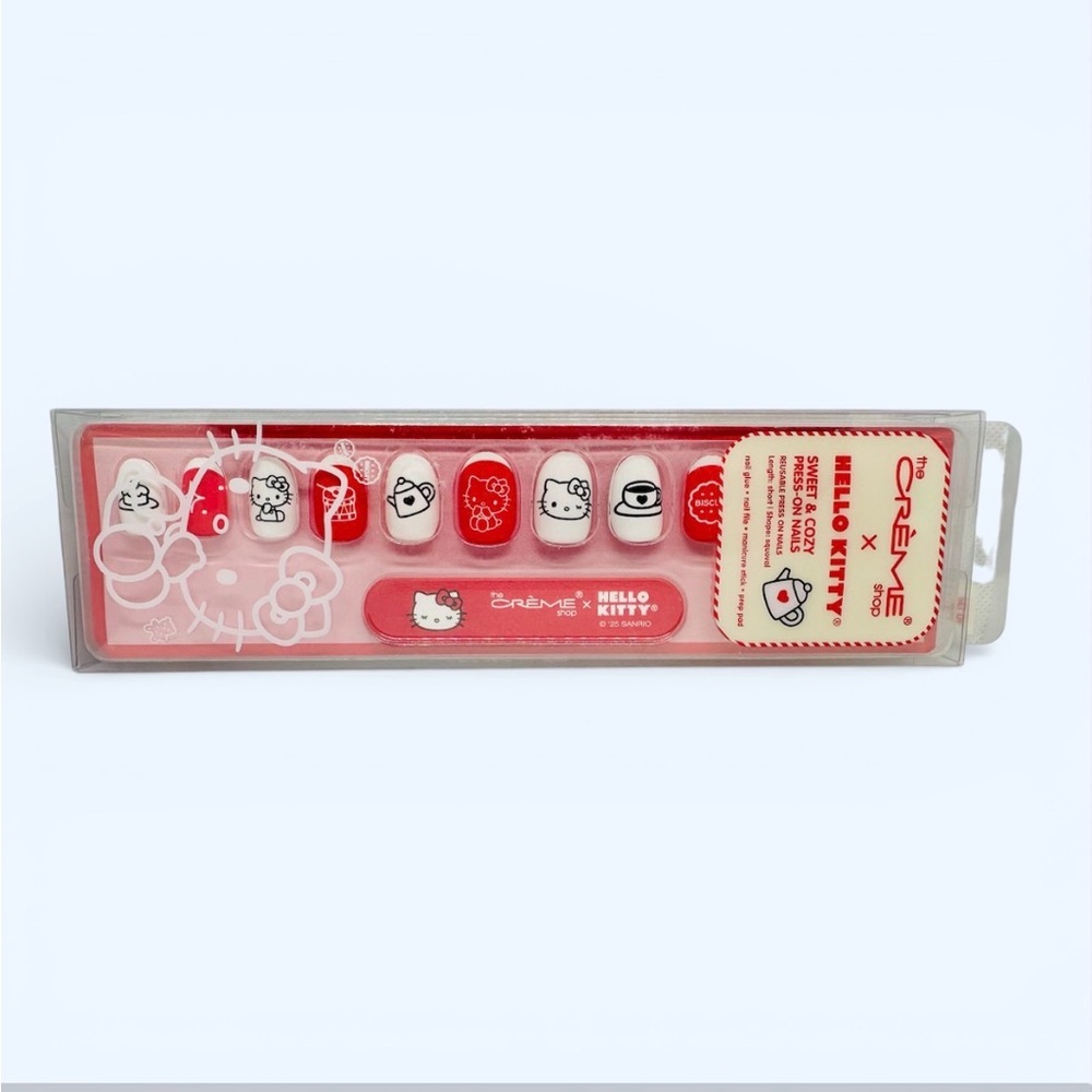New Hello Kitty The Crème Shop Press on Nails Set